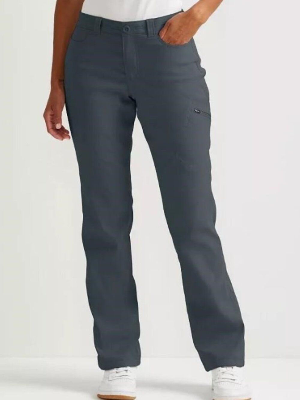 Eddie Bauer Fleece Lined Rainier Pants, 10, Storm Blue